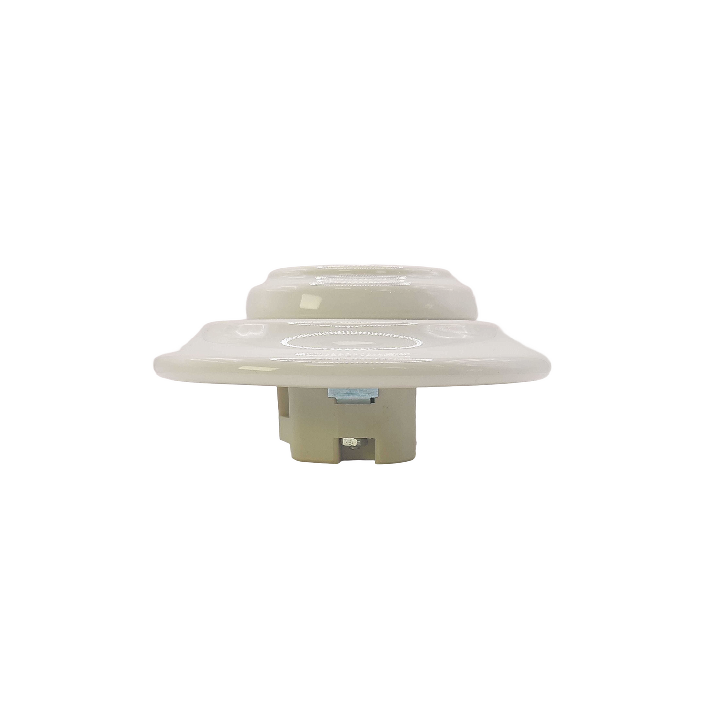 Porcelai USB French Socket – Retro Loft Style | Vintage Design, Flush-Mounted White