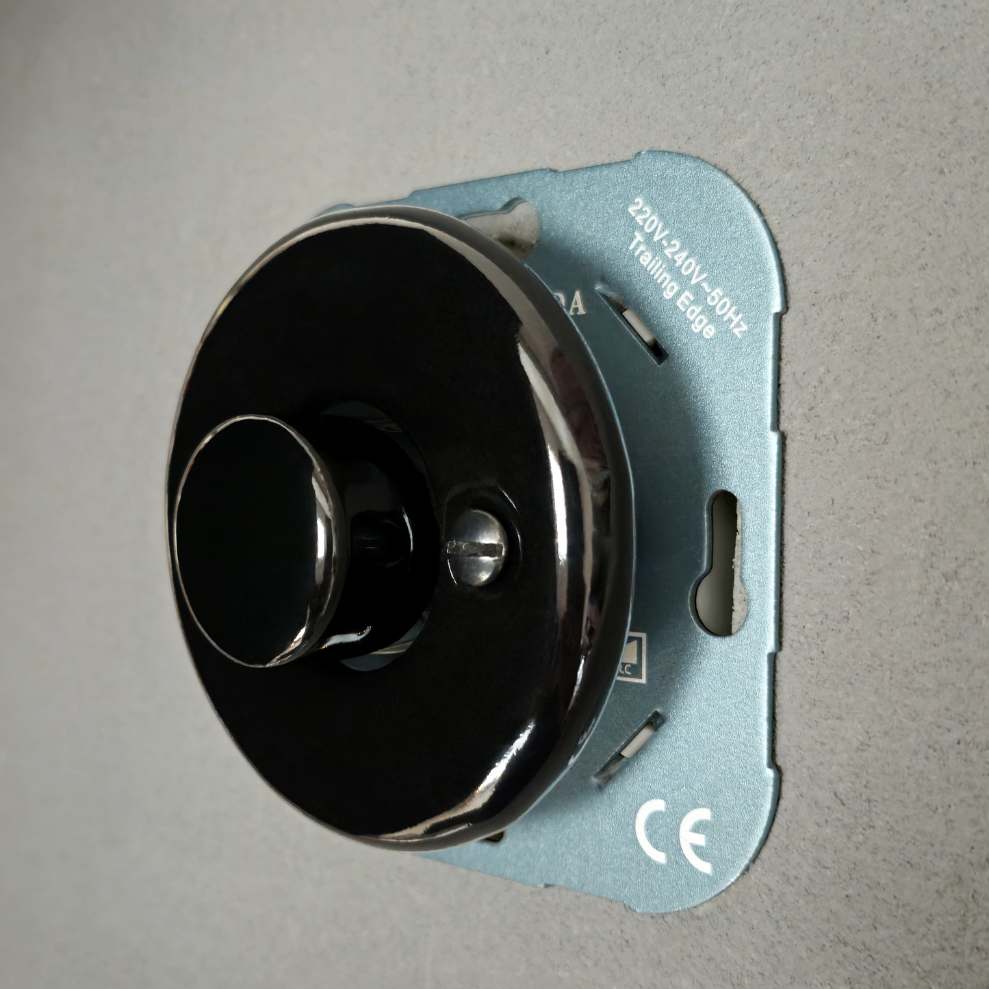 Black Porcelain Dimmer Connection Inner Part Two-Way Switch Flush-Mounted