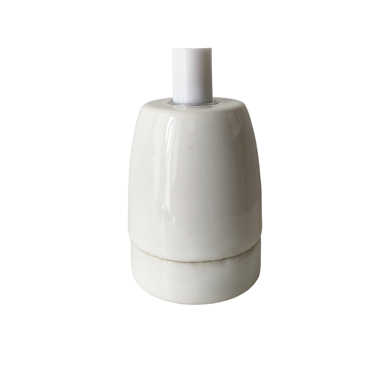 Porcelain Lamp Holder E27 Hanging Vintage Loft Retro Cottage Ceramic White