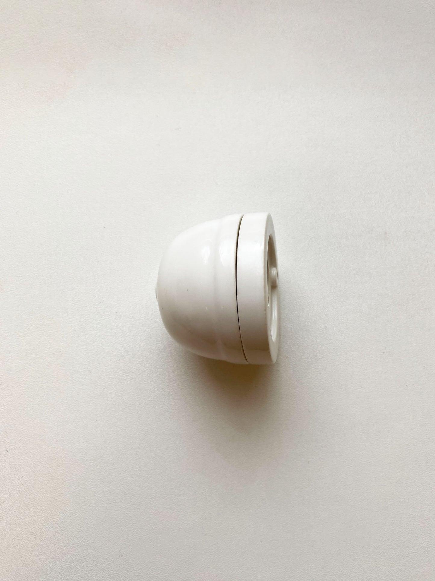 Porcelain Ceiling Cup Surface Mounting Vintage Loft Retro Cottage Ceramic White
