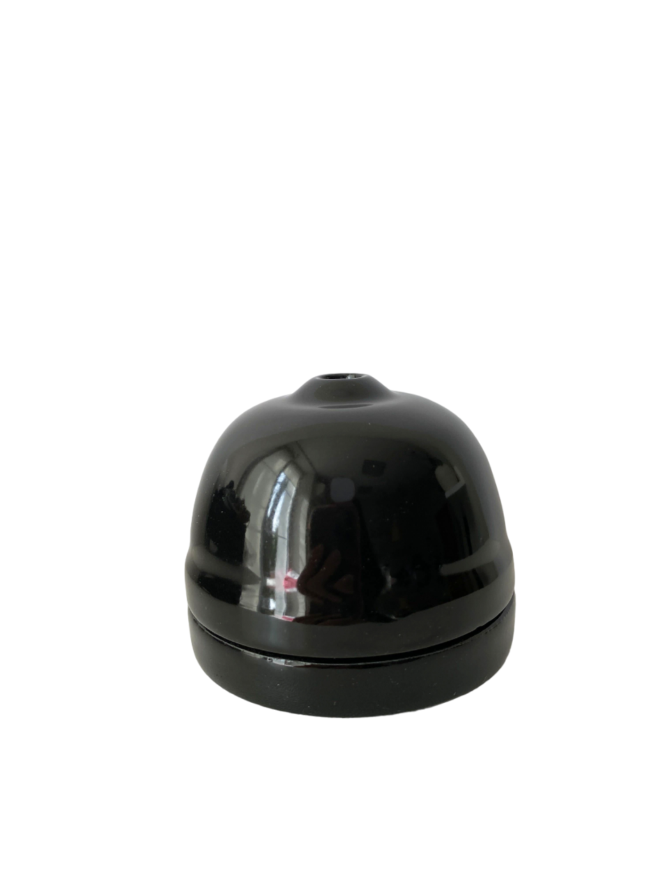 Porcelain Ceiling Cup Surface Mounting Vintage Loft Retro Cottage Ceramic Black