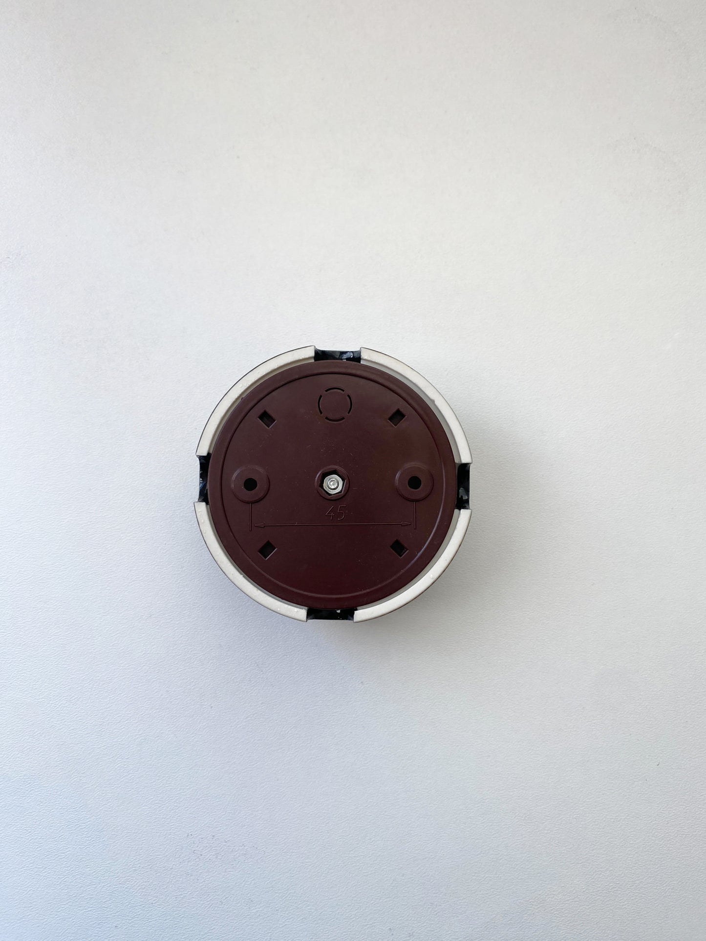 Porcelain Junction Box Vintage Loft Retro Cottage Ceramic Surface Mounting Black D78 x H35mm