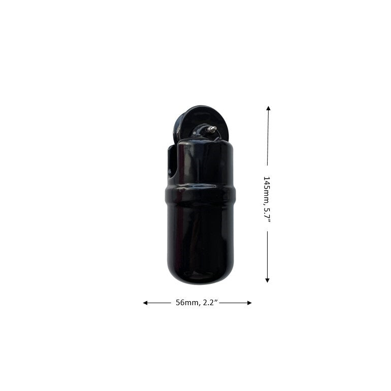Porcelain Counterweight Vintage Loft Retro Cottage Ceramic Surface Mounting Black