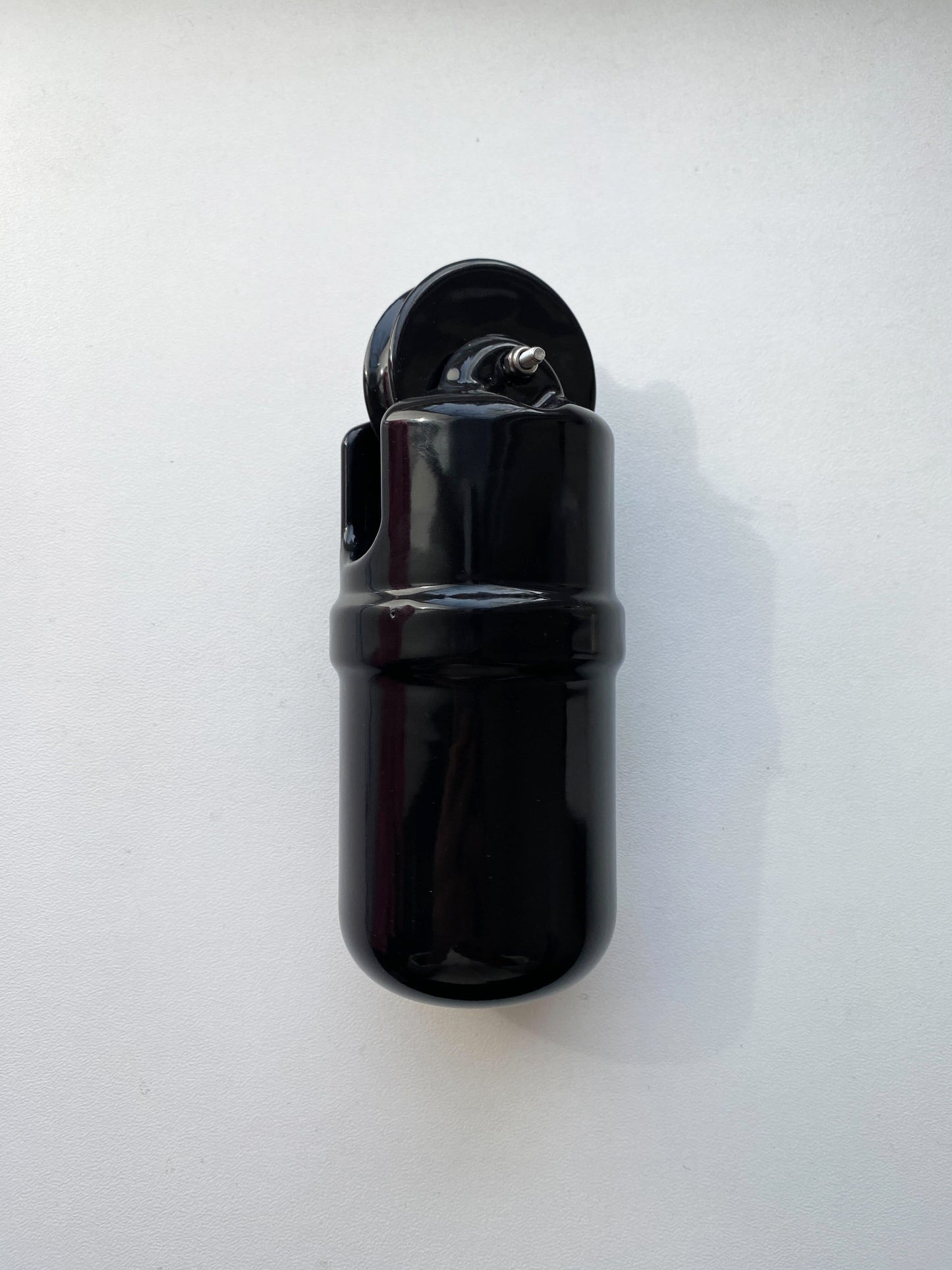 Porcelain Counterweight Vintage Loft Retro Cottage Ceramic Surface Mounting Black