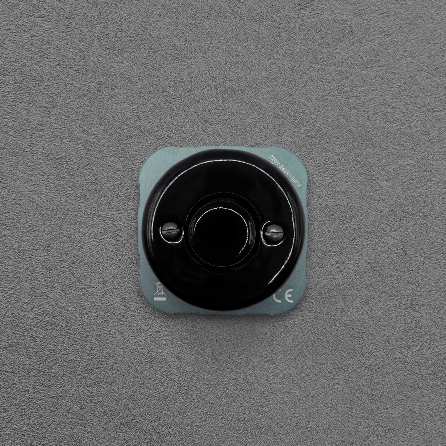 Black Porcelain Dimmer Connection Inner Part Two-Way Switch Flush-Mounted