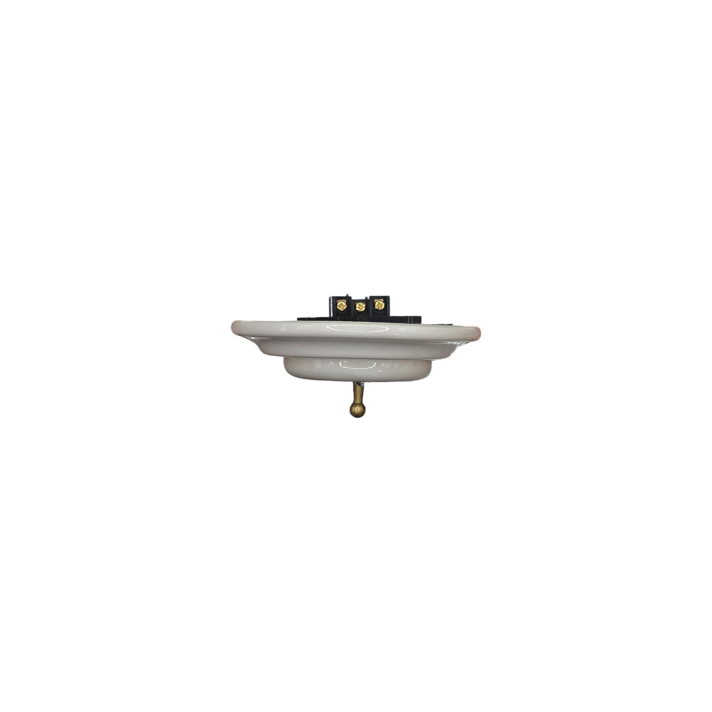 Porcelain Toggle Light Switch – Retro Loft Style | Vintage Design, Flush-Mounted, Intermediate / Crossing Switch White Ceramic