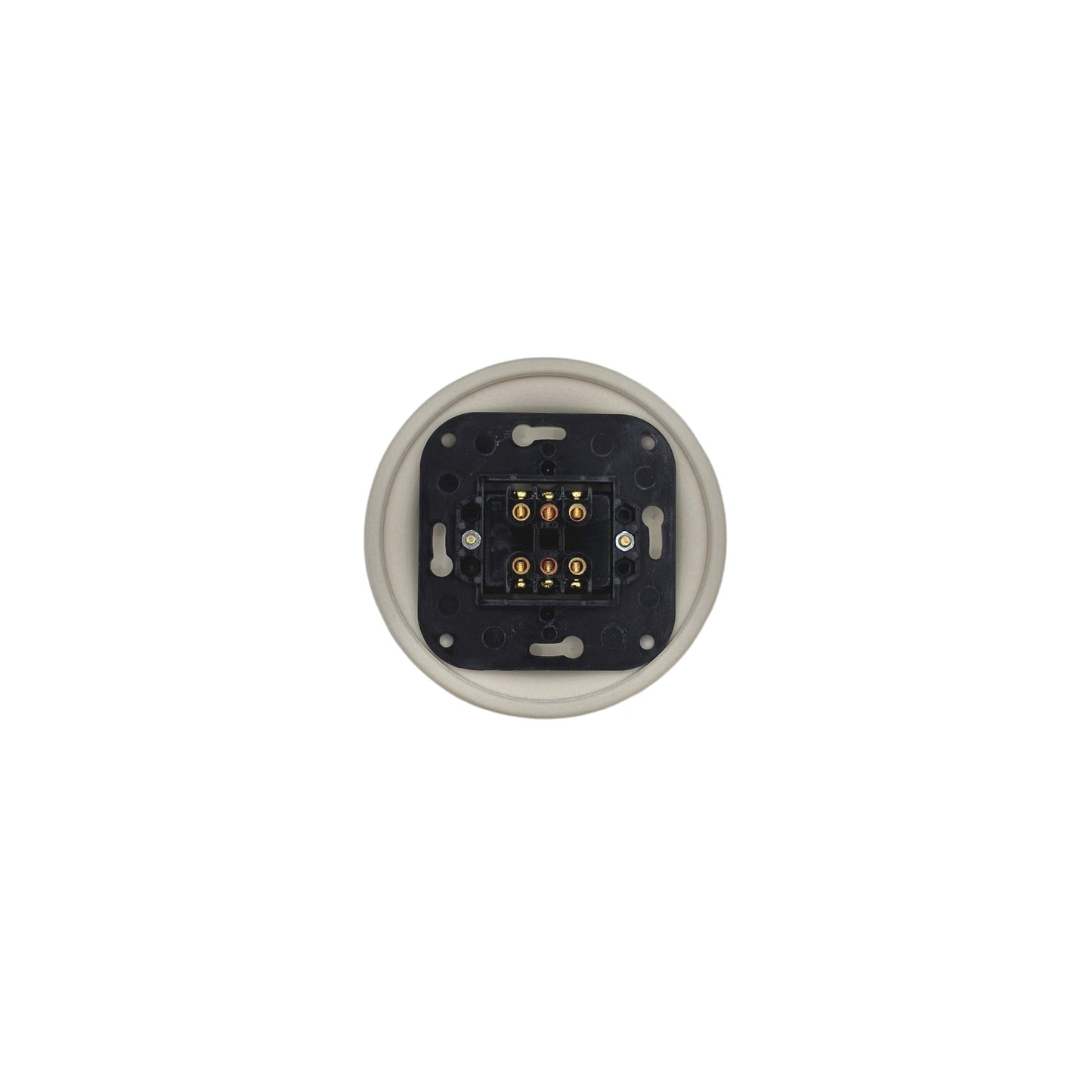 Porcelain Toggle Light Switch – Retro Loft Style | Vintage Design, Flush-Mounted, Intermediate / Crossing Switch White Ceramic