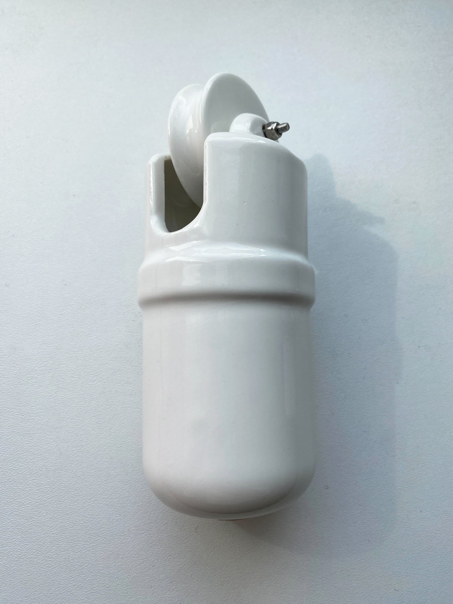 Porcelain Counterweight Vintage Loft Retro Cottage Ceramic Surface Mounting White