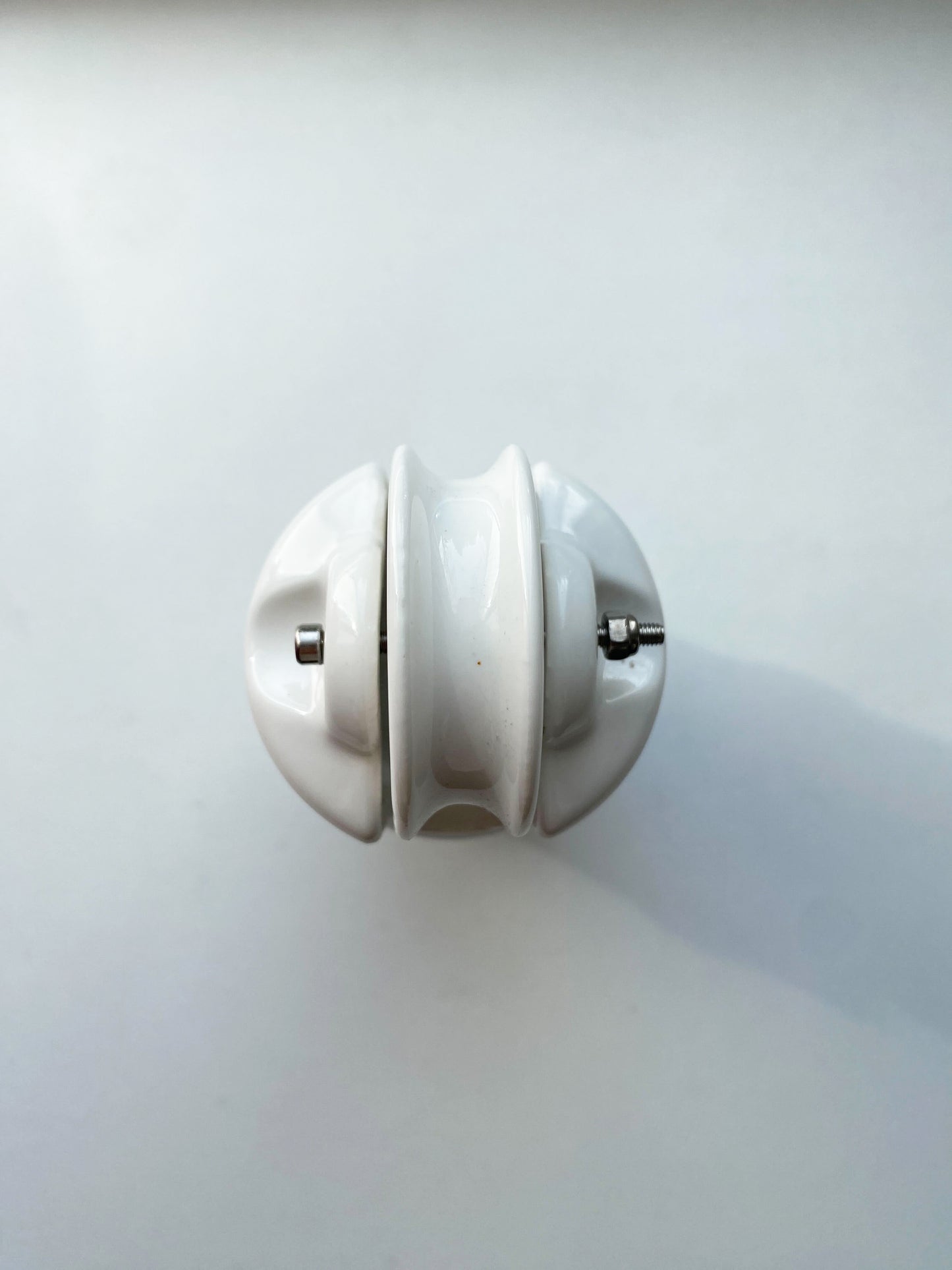 Porcelain Counterweight Vintage Loft Retro Cottage Ceramic Surface Mounting White