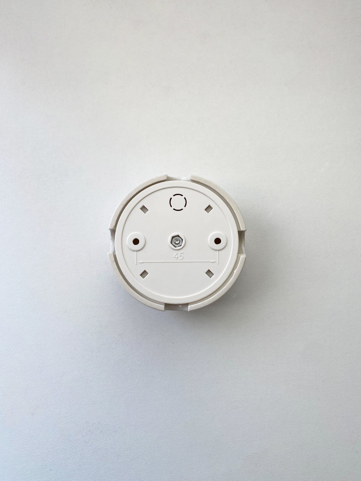 Porcelain Junction Box Vintage Loft Retro Cottage Ceramic Surface Mounting White D78 x H35mm
