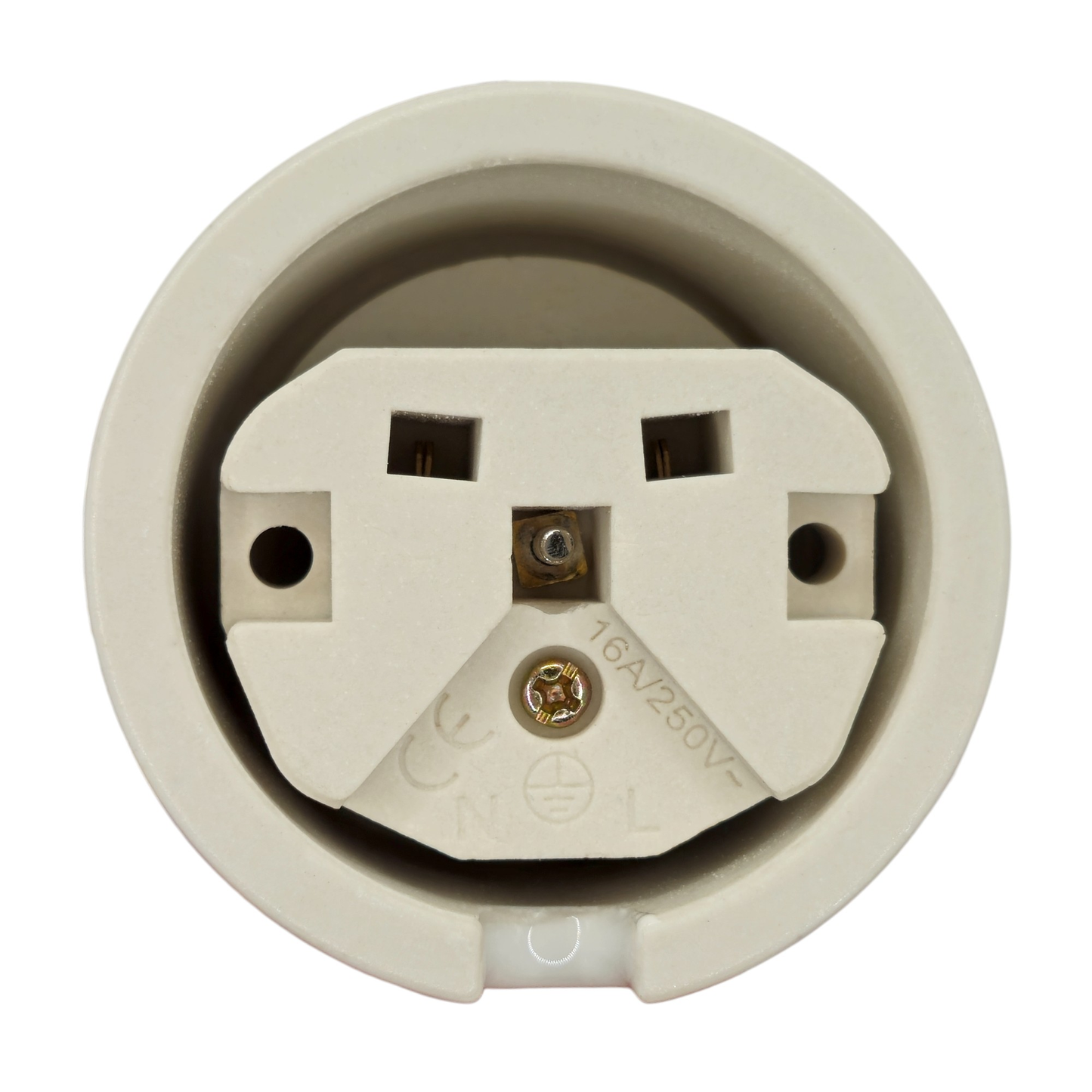 Surface-Mounting French Power Socket Porcelain Loft Retro Electrical Vintage Cottage Ceramic White