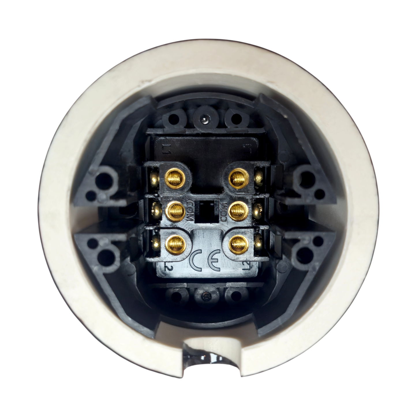 Surface-Mounting 2 Gang Two-Way Light Switch Porcelain Loft Retro Vintage Cottage Ceramic Black