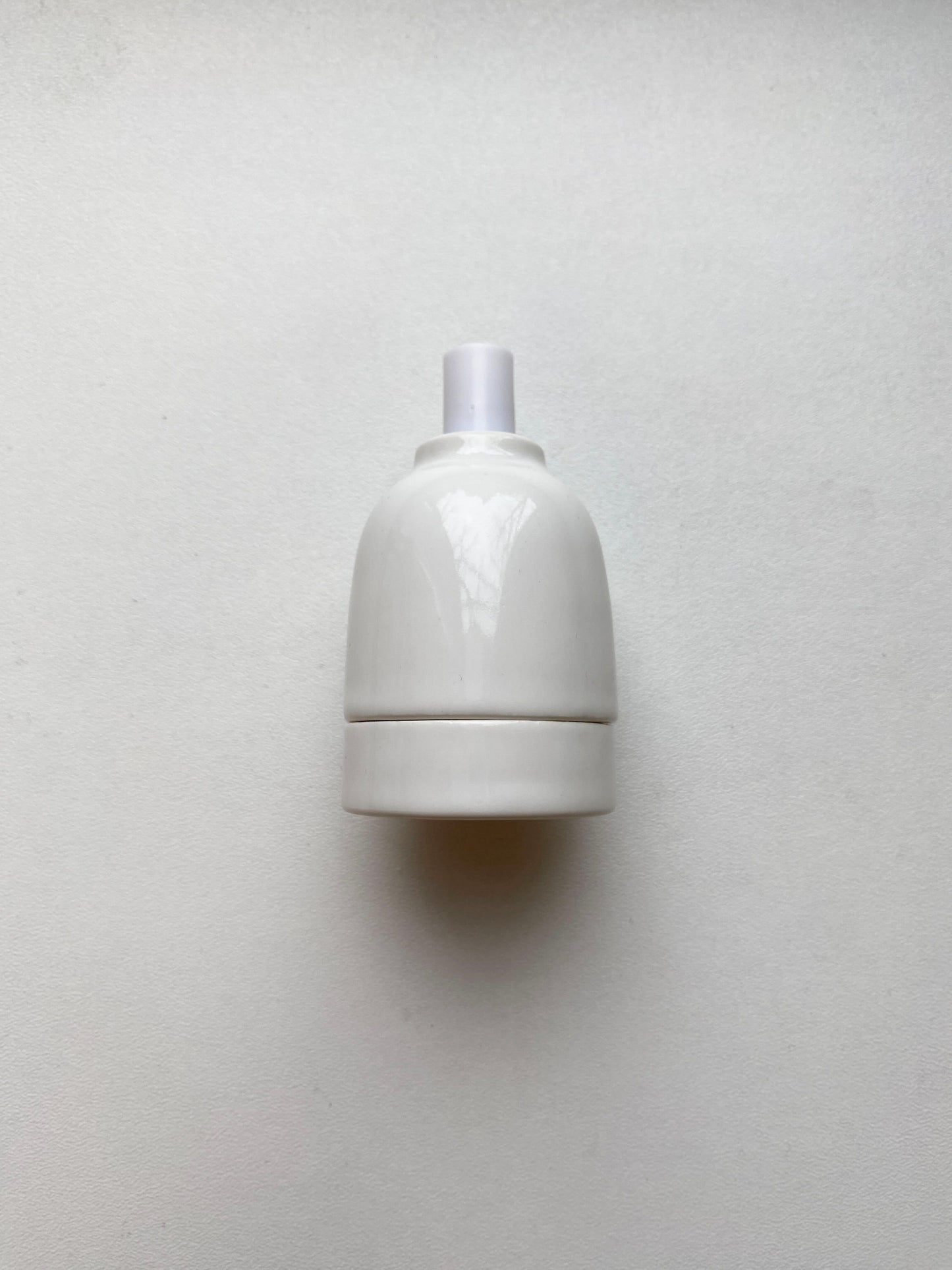 Porcelain Lamp Holder E27 Hanging Vintage Loft Retro Cottage Ceramic White