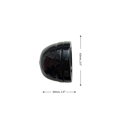 Porcelain Ceiling Cup Surface Mounting Vintage Loft Retro Cottage Ceramic Black
