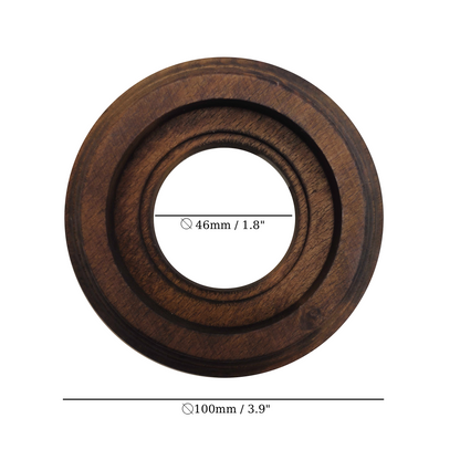 Surface Mount Socket and Switch Single Frame in Dark Brown