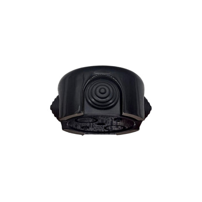 Porcelain Junction Box Loft Retro Vintage Cottage Ceramic Surface Mounting Black