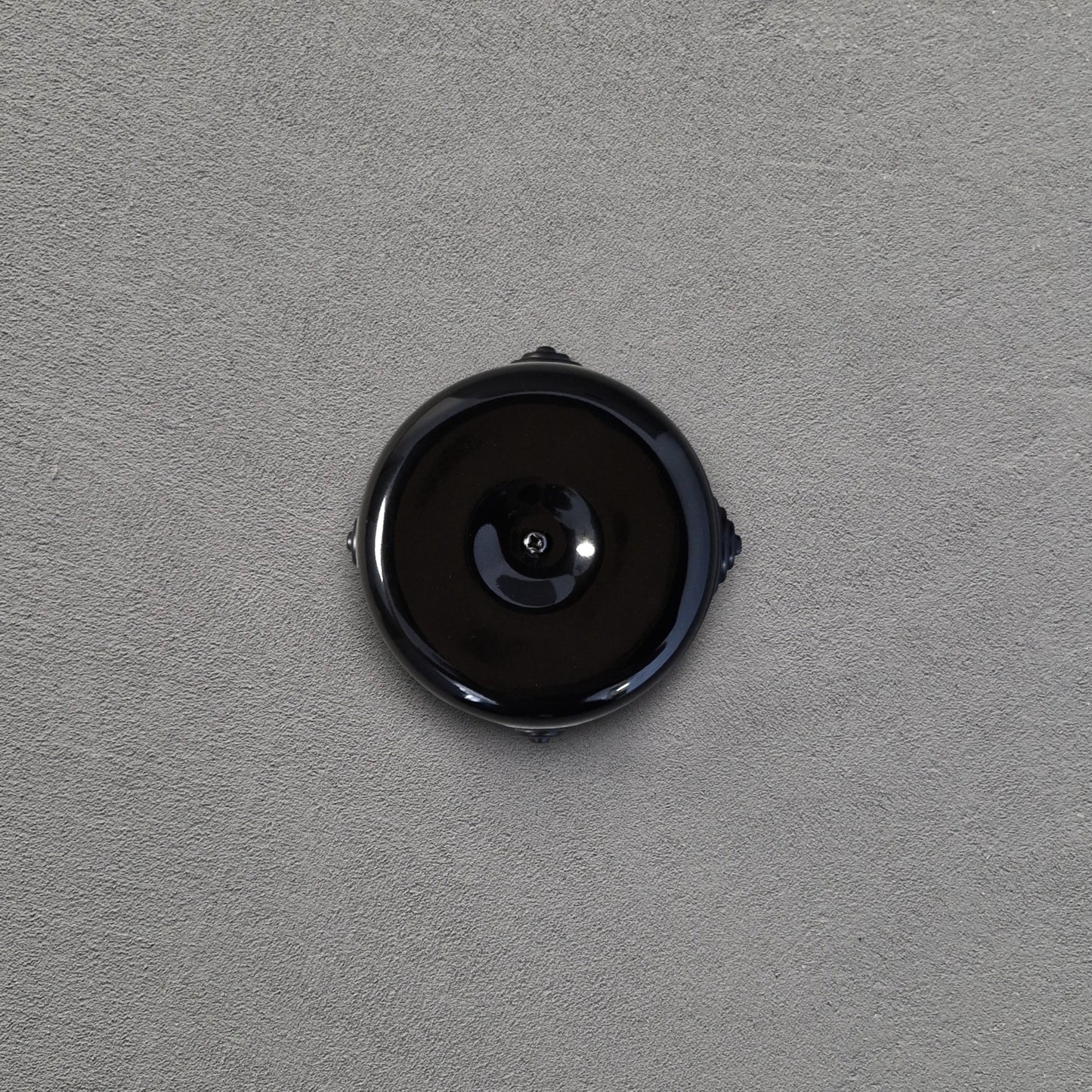 Porcelain Junction Box Loft Retro Vintage Cottage Ceramic Surface Mounting Black