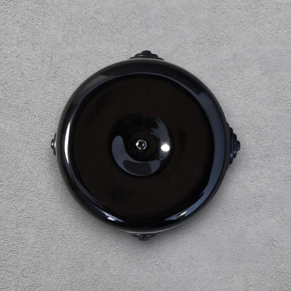 Porcelain Junction Box Loft Retro Vintage Cottage Ceramic Surface Mounting Black
