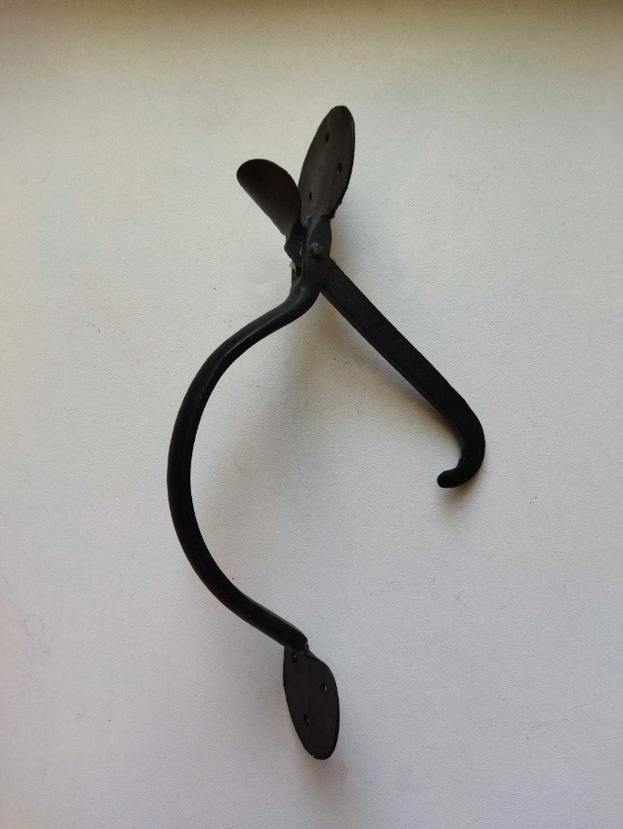 Handforged Iron Suffolk Thumb Latch Penny-End Cottage Period Home Antique Door Black