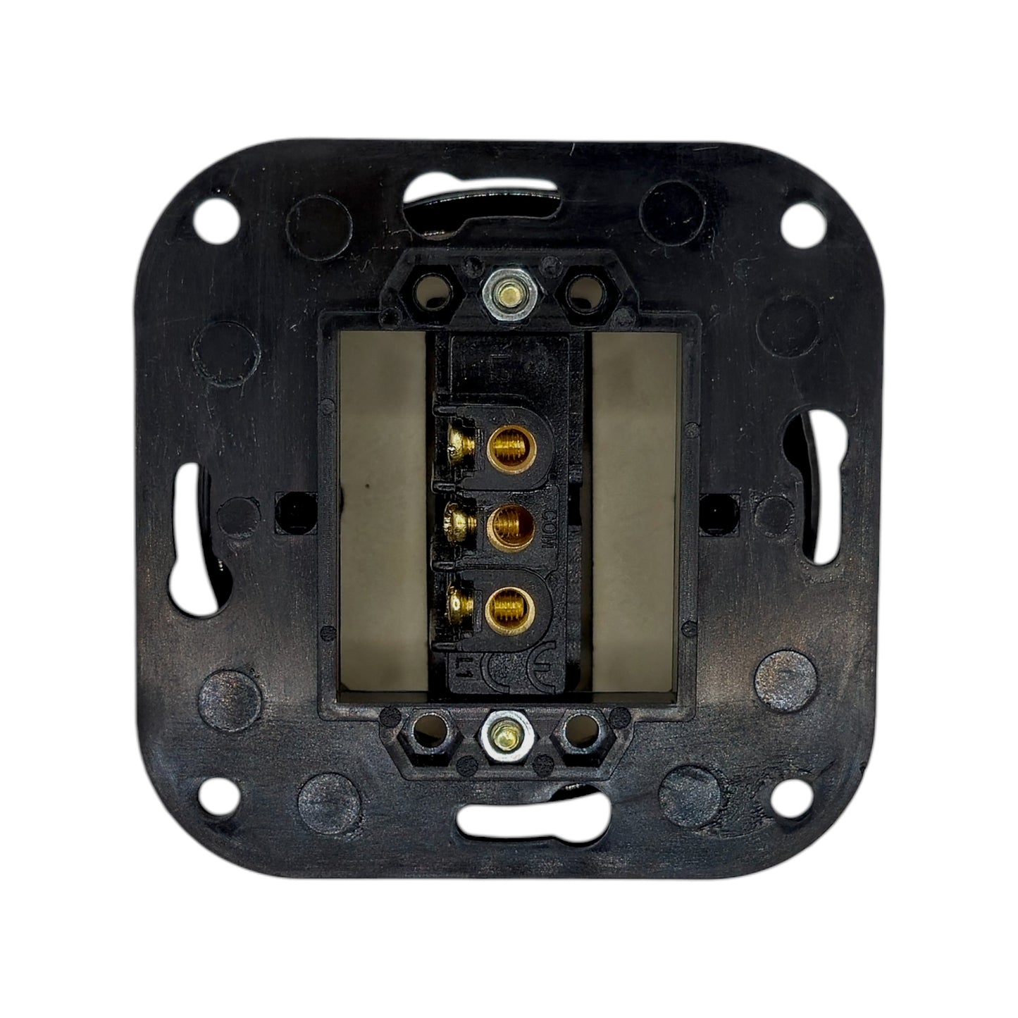 Light Switch Porcelain Loft Retro 1-gang Connection Inner Part Two-way Flush-Mounting Vintage Cottage Ceramic Black