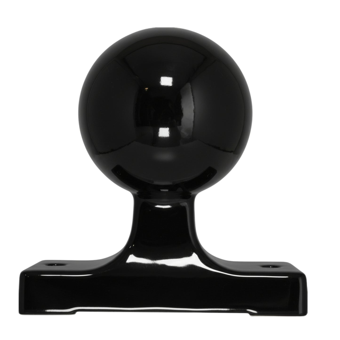 black porcelain wall mount E27 lamp holder, back