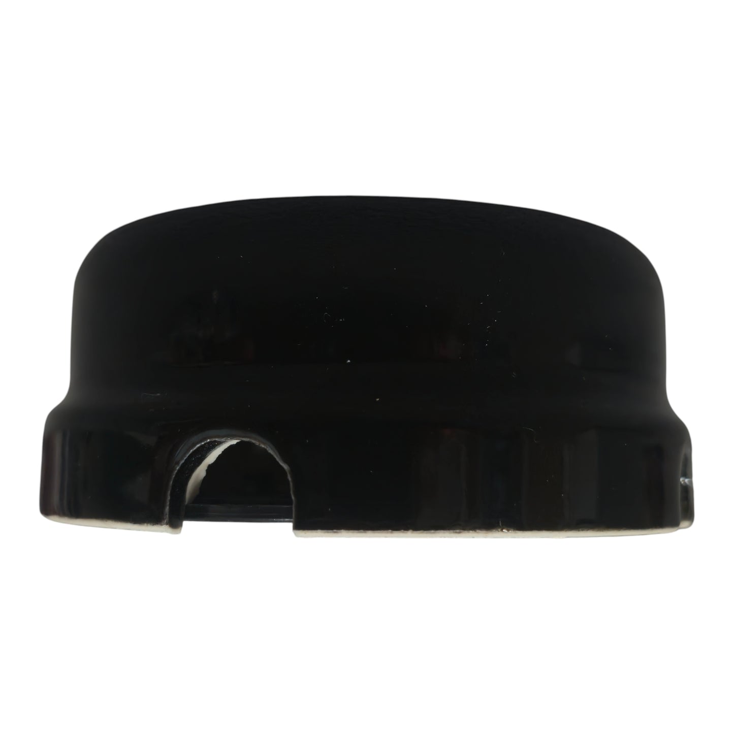 black porcelain junction box, 78x35mm, side