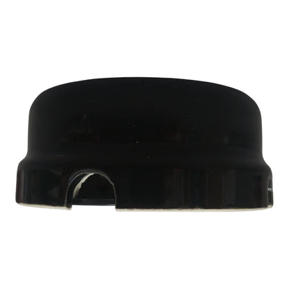 black porcelain junction box, 78x35mm, side