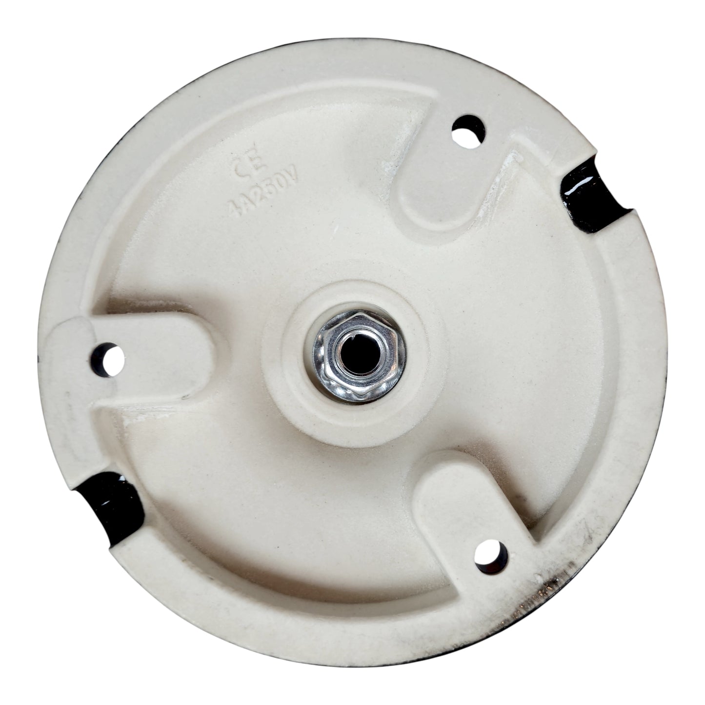 white porcelain adjustable E27 lamp holder, wall mount, bottom