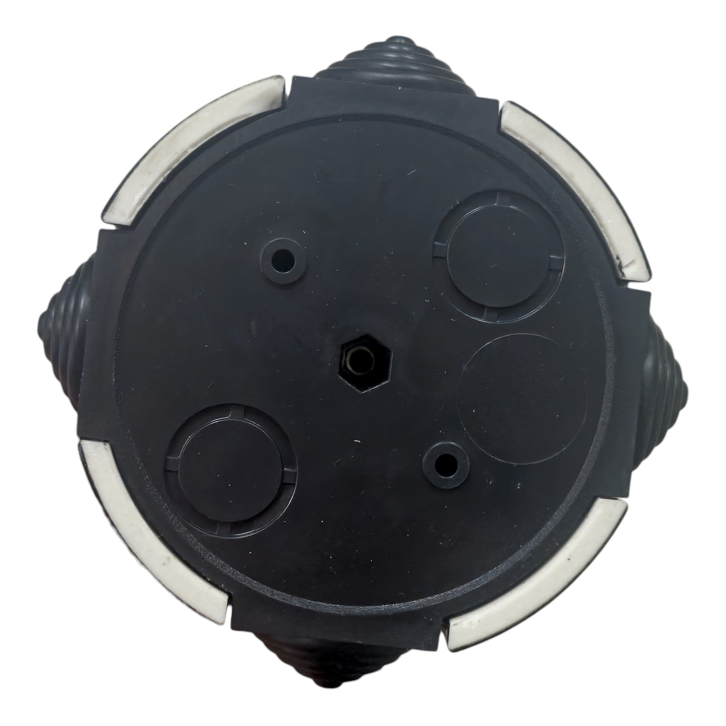 black porcelain junction box, 78x45mm, back