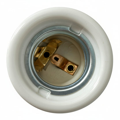 white porcelain adjustable E27 lamp holder, wall mount, holder