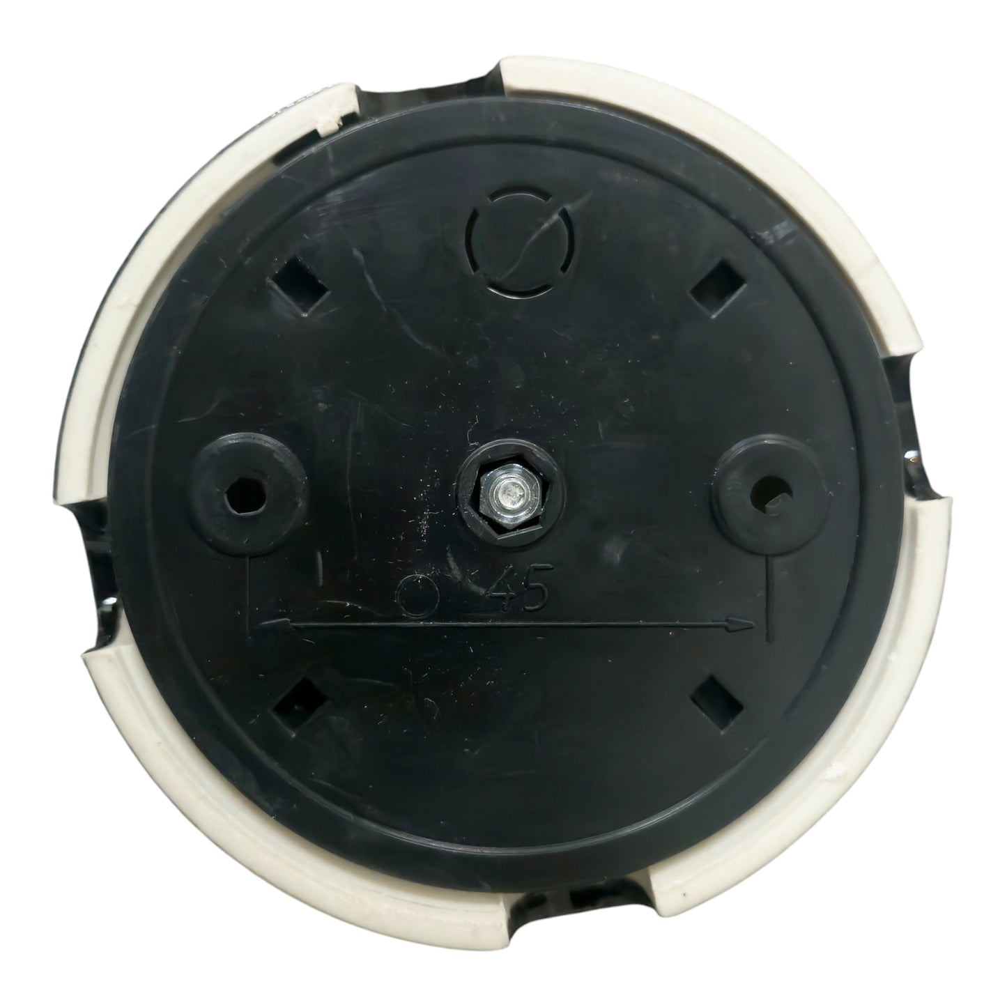 black porcelain junction box, 78x35mm, back