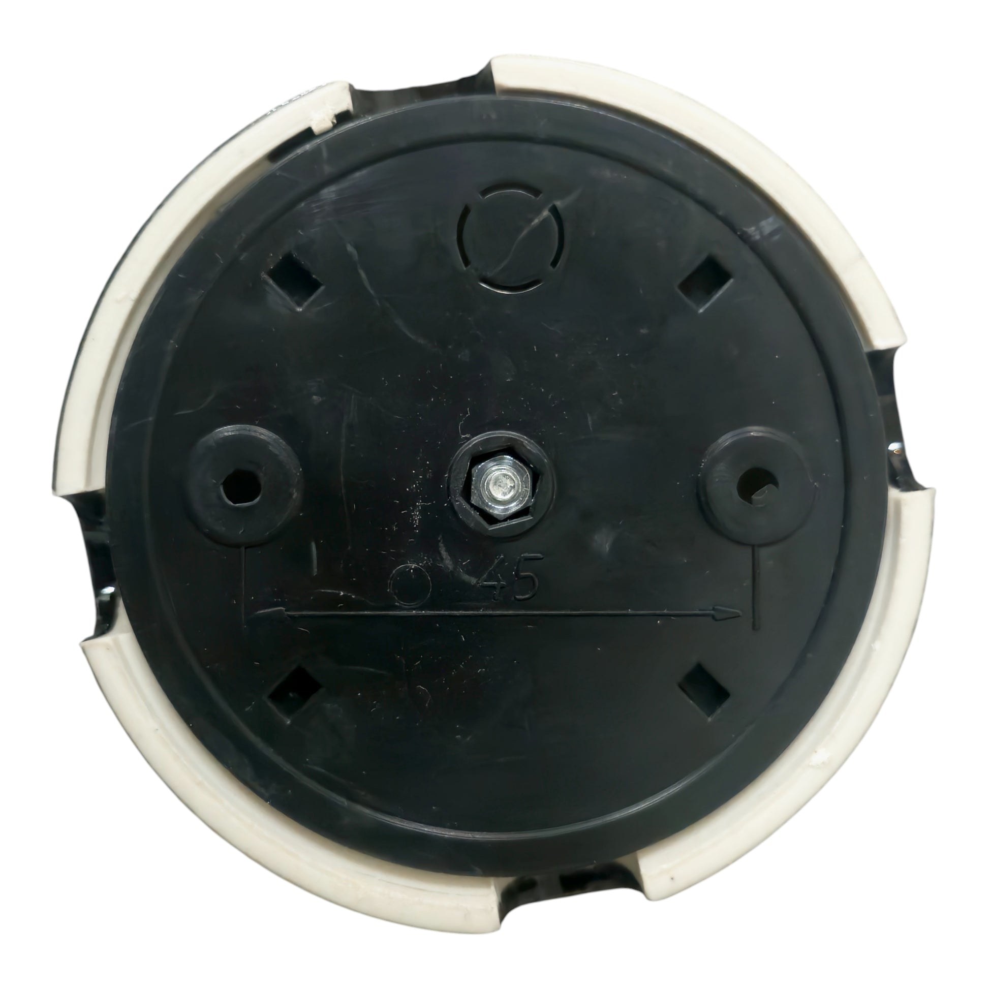 black porcelain junction box, 78x35mm, back