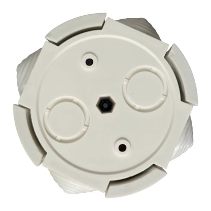 white porcelain junction box, 78x45mm, back