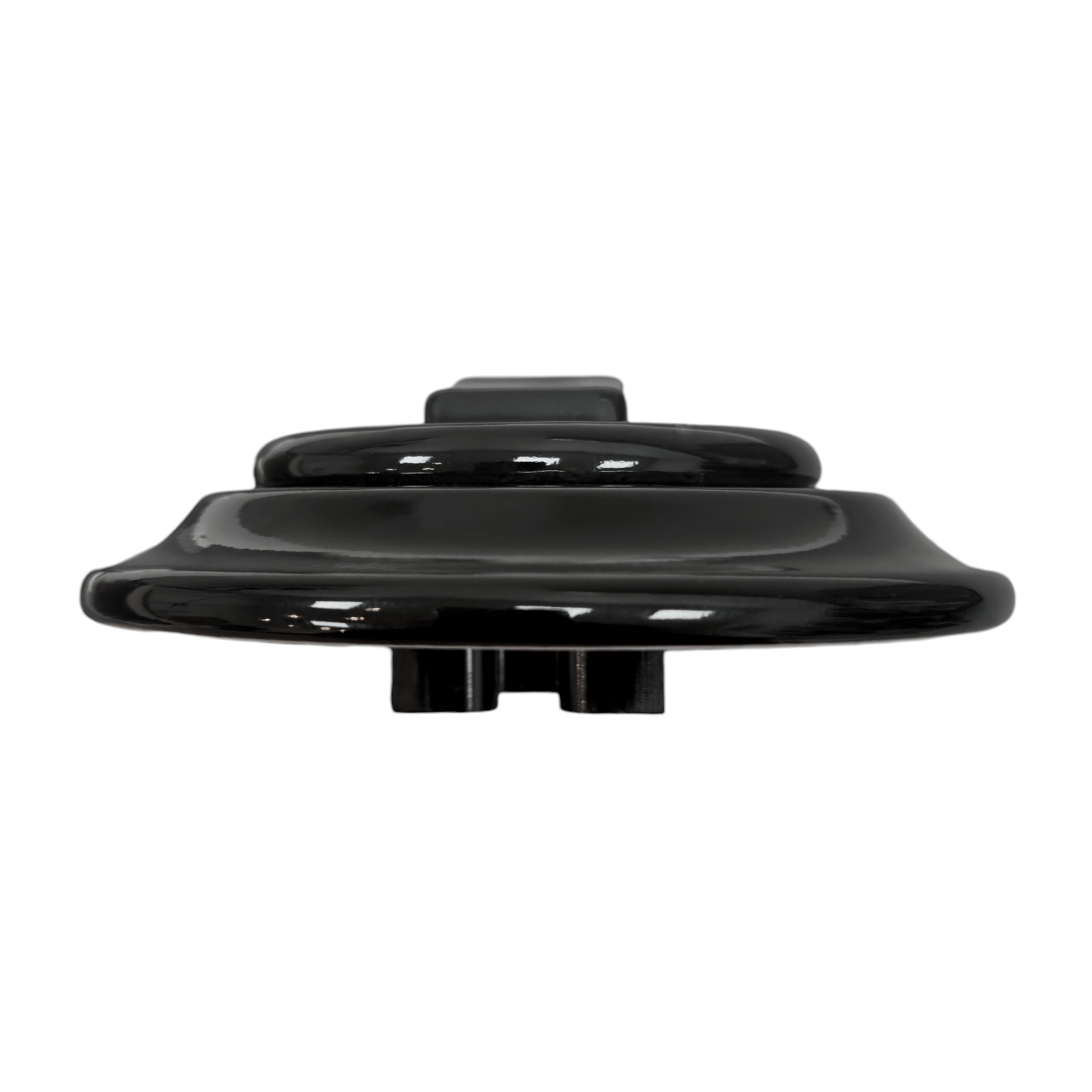 black porcelain 1gang2way big key light switch, flush-mount, side