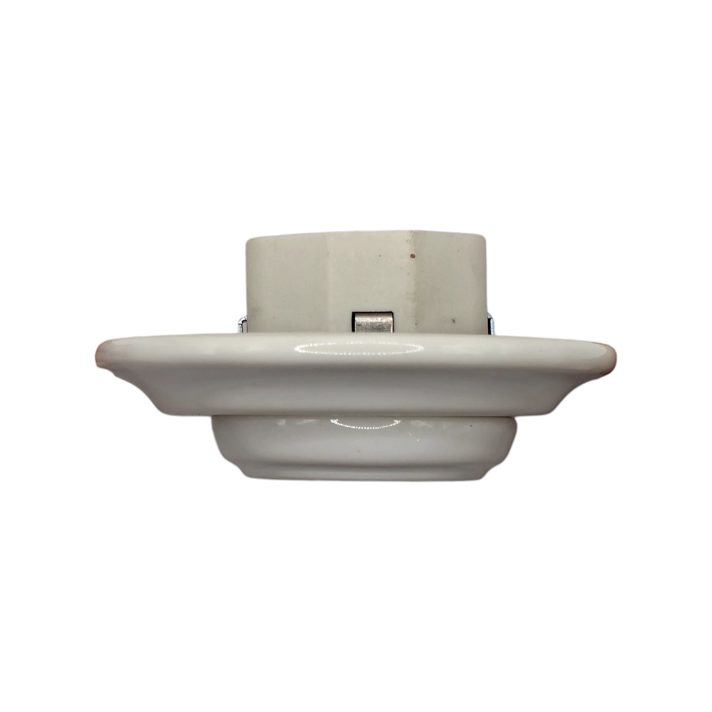 Power Sockets Porcelain German Schuko Loft Retro Electrical Flush-Mounting Vintage Cottage Ceramic White