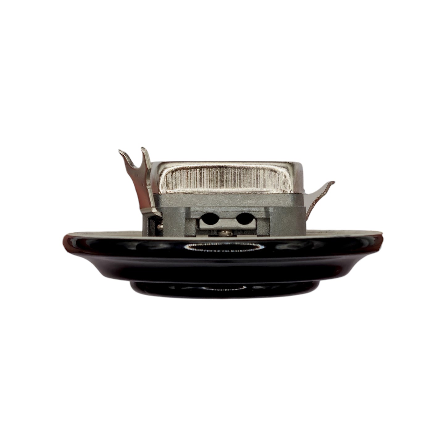 Porcelain Loft Retro Electrical TV/SAT Socket Flush-Mounting Vintage Cottage Ceramic Black