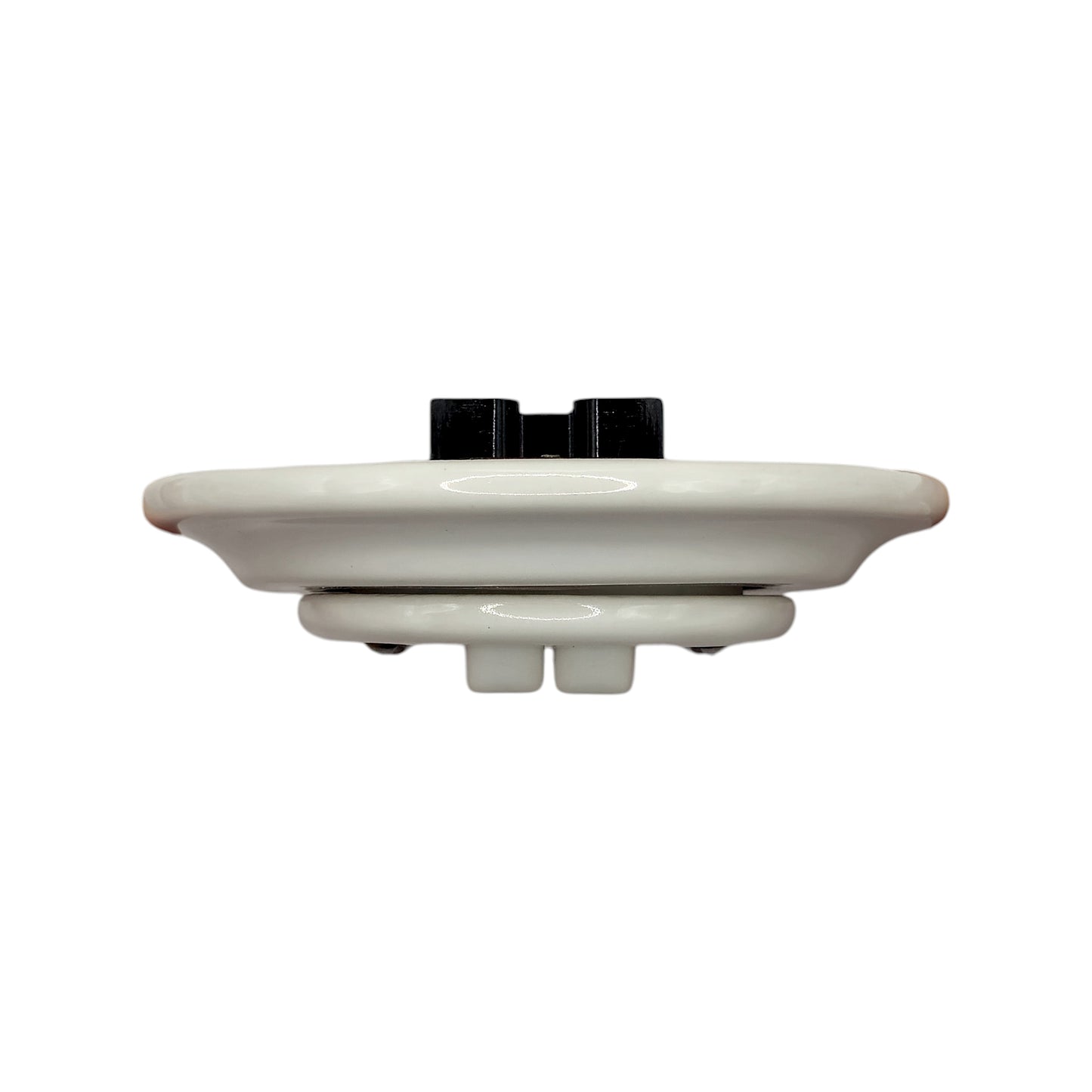 Light Switch Porcelain Loft Retro 2-gang Two-way Flush-Mounting Vintage Cottage Ceramic White