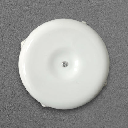 white porcelain junction box, 78x45mm, front