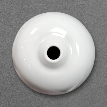 white porcelain ceiling cup 63x50mm, front