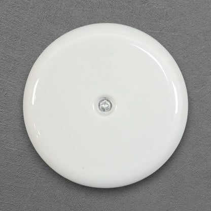 white porcelain junction box, 78x35mm, front