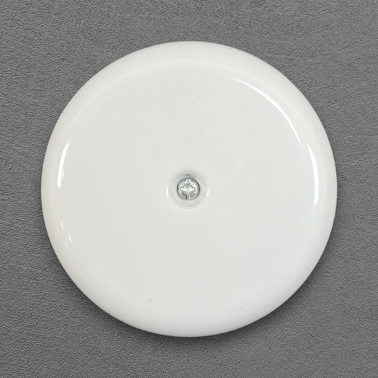 white porcelain junction box, 78x35mm, front
