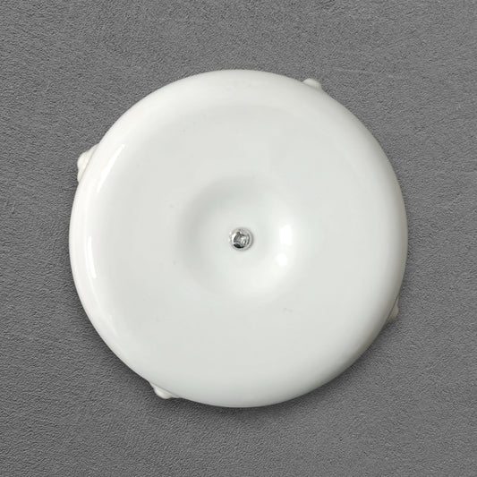 white porcelain junction box, 90x45mm, front