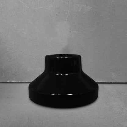 black porcelain high frequency E27 lamp holder, side