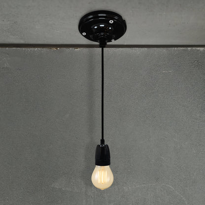 black porcelain E27 pendant light sets