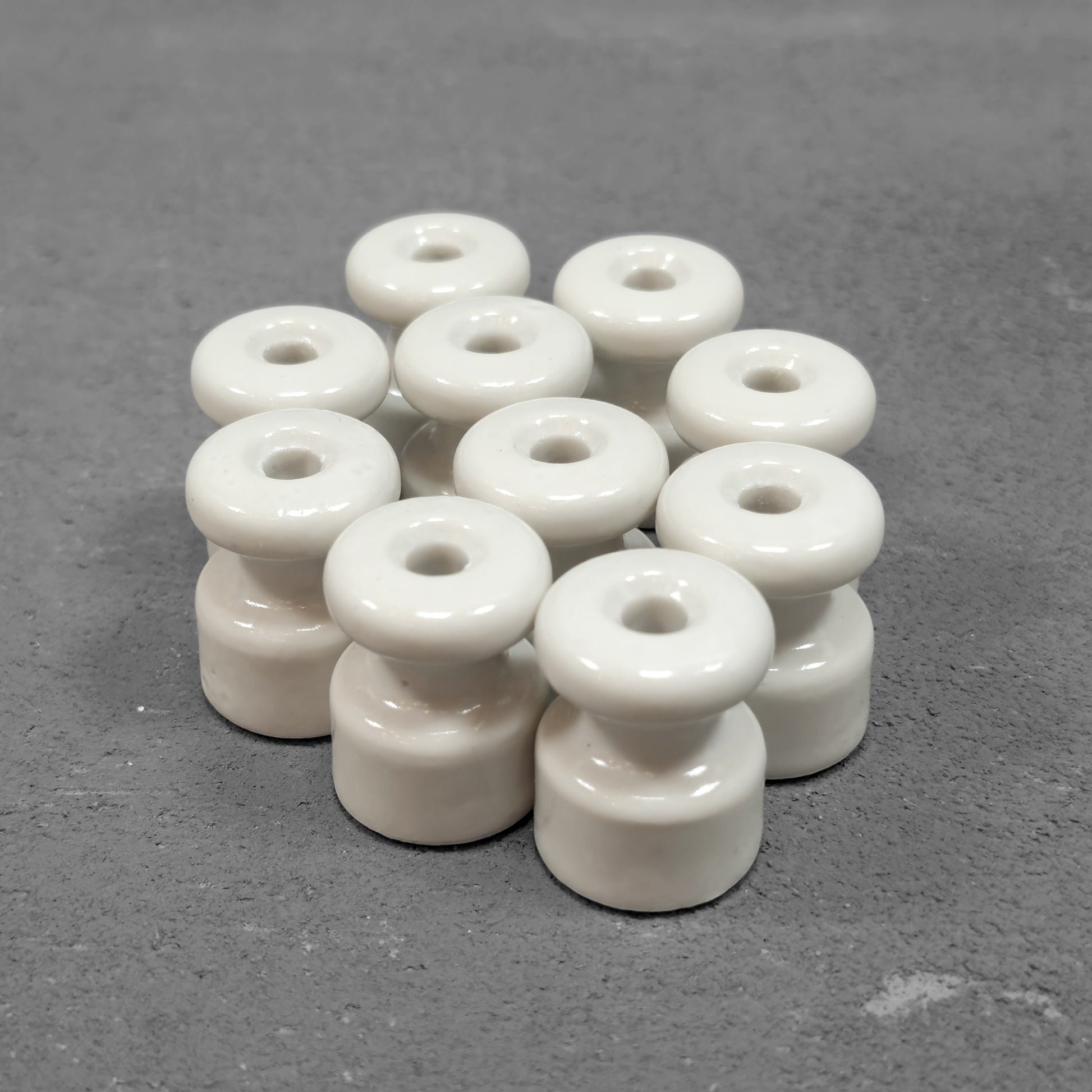 white porcelain insulator 10pcs, all