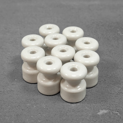 white porcelain insulator 10pcs, all
