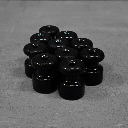 black porcelain insulator 10pcs, all