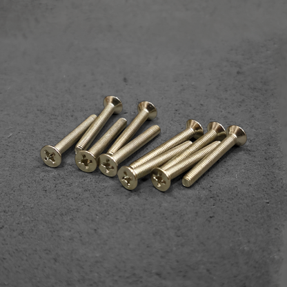 M3.5 x 25mm Flat-Head Countersunk Self-Tapping Screws (10-Pack)