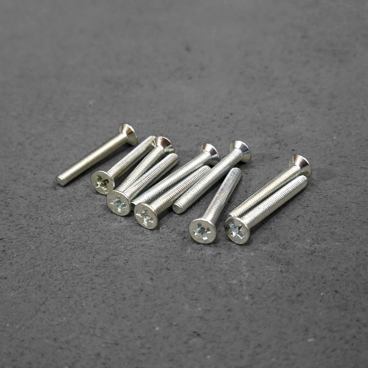 M3.5 x 25mm Flat-Head Countersunk Self-Tapping Screws (10-Pack)