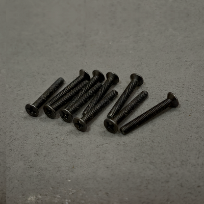 M3.5 x 25mm Flat-Head Countersunk Self-Tapping Screws (10-Pack)